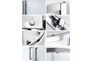 Душевой уголок Wasserkraft Main 41S23 100x100 см с поддоном - 3