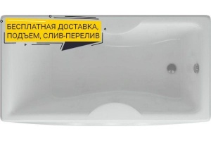 Акриловая ванна Акватек Феникс 170x75 слив слева, с фронтальным экраном