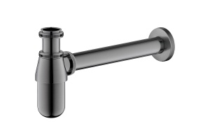 Сифон для раковины Timo черное золото