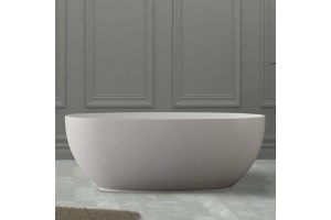 Ванна из искусственного камня ABBER Stein AS9641-1.7 белая матовая