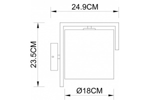 Бра Arte Lamp Aperol A5031AP-1SS - 2