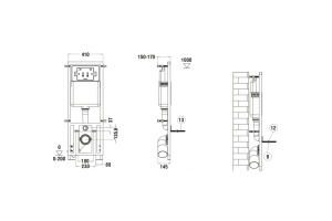 Комплект Weltwasser MARBERG 410 + HEIMBACH 004 GL-WT + MAR 410 SE (10000006475) - 2