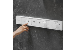 Термостат Hansgrohe RainSelect 15382700 для душа, белый матовый - 3