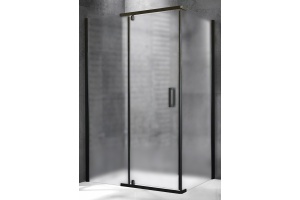 Душевой уголок Royal Bath HPVD 140х80 профиль черный стекло матовое