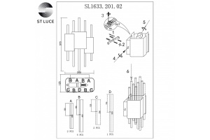 Накладной светильник ST-Luce Olvera SL1633.201.02 - 2