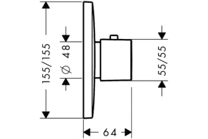 Смеситель для душа Hansgrohe PURA VIDA хром (15770000) - 2