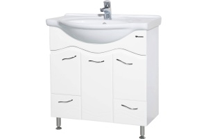 Мебель для ванной Bellezza Мари 75 белая - 3