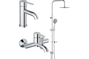 Душевой комплект STWORKI by Damixa Стокгольм HFSG97000 + HFSG10000 + HFSG02100