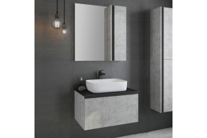 Мебель для ванной Comforty Эдинбург 75 бетон светлый