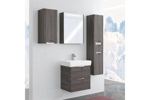 Комплект мебели Aquaton Сильва 60 темное дерево