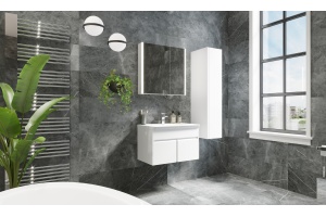 Зеркало-шкаф Roca UP 80 белое, с подсветкой - 3