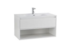 Тумба с раковиной BelBagno Kraft 100 белый матовый - 2