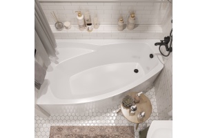 Акриловая ванна STWORKI Монтре 170x105 L, с каркасом - 2