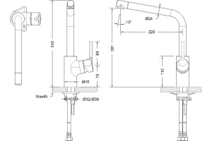 Смеситель Bravat Palace F7172217CP-1-RUS для кухонной мойки - 2
