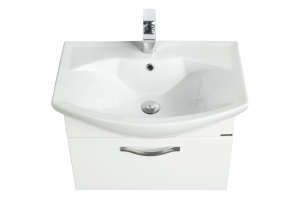 Тумба под раковину подвесная Aquaton Ария 65 белый