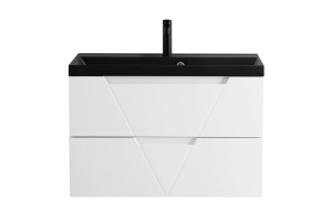 Тумба с раковиной BelBagno Vittoria 80 белый матовый - 2