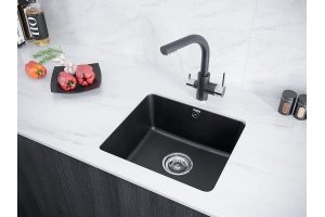 Мойка кухонная Paulmark Unter 45.5 черный матовый - 3