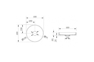 Накладная раковина Abber Stein 40 голубая - 2