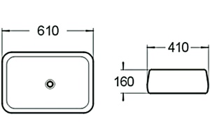 Раковина SantiLine SL-1060 - 2