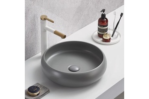 COMFORTY. Раковина COMFORTY 114MH светло серая матовая