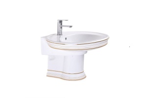 Раковина напольная Ceramalux Classic белый (4290) - 2