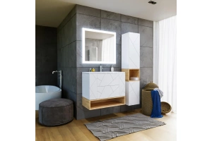 Ниша для тумбы Бриклаер Кристалл 90 дуб бунратти (4627125415913) - 3