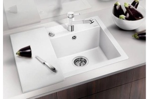 Мойка из гранита Blanco Dalago белый (518524) - 3