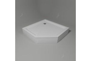 Душевой поддон 100*100 RGW LUX/TN-TR /Трапеция Ø90  (для PA-86)