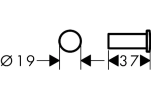 Крючок Hansgrohe Logis Universal 41711000 - 2