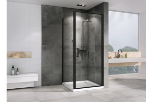 Душевой уголок ABBER Sonnenstrand 80х80 профиль черный (AG04080B-S80B) - 2