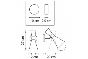Бра Lightstar Dumo 816616 - 2