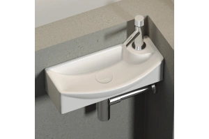 Раковина подвесная Ceramica Nova Element 45.5х22 белая левая - 2