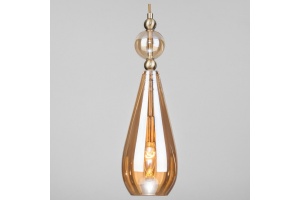 Подвесной светильник Eurosvet Ilario 50202/1 янтарный