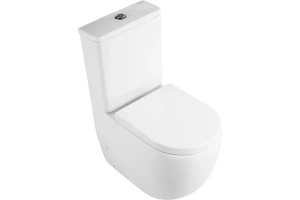 Чаша унитаза компакт BelBagno Sfera-TR без бачка и сиденья белый - 3