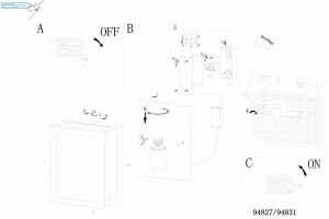Уличный настенный светильник Eglo Alamonte 1 94831 - 3