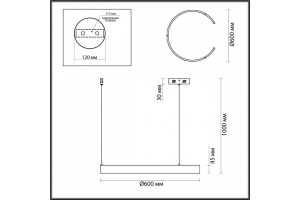 Подвесной светильник Lumion Indie 6535/43L - 3