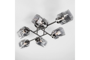 Потолочная люстра Eurosvet Hilari 30165/6 черный жемчуг