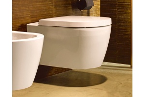 Унитаз подвесной Duravit Me by Starck с крышкой, белый (2529092000) - 2