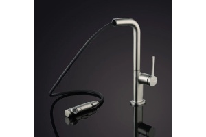 Смеситель для кухни Paulmark Neo сталь - 3