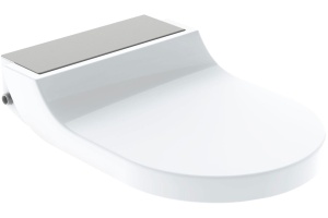 Крышка-сиденье Geberit AquaClean Tuma Comfort вставка нерж.сталь, с функцией биде 146.274.FW.1