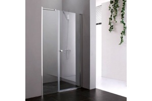 Душевая дверь Cezares Elena 100 хром стекло рифленое