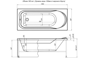 Экран Aquanet West/Nord/Roma 160 - 2