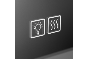 Зеркало BelBagno Marino 70х80 с подсветкой с подогревом с сенсорным выключателем - 3