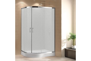 Душевой уголок Cezares Eco O-RH-2-100/80-P-Cr стекло punto