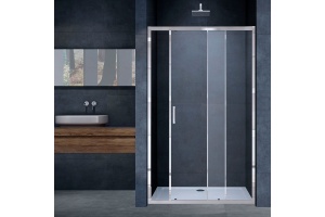 Душевая дверь в нишу Vincea Alpha VDS-3AL140CL 140 см, стекло прозрачное, хром