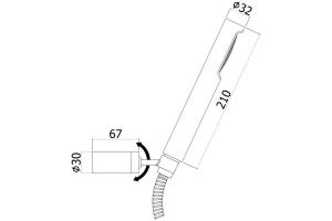 Душевой гарнитур Paffoni Birillo ZDUP036CR - 2