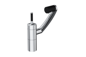 Смеситель для кухонной мойки Damixa ARC хром, черный (290007464) - 2