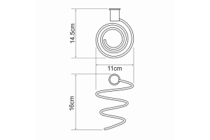 K-1080BLACK Держатель фена - 3