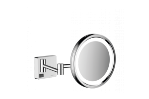 Косметическое зеркало Hansgrohe AddStoris с подсветкой хром