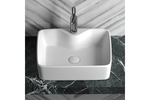 Раковина накладная Ceramica Nova Element 48х37 белая - 2